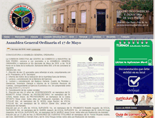 Tablet Screenshot of centrodecomerciosp.org.ar